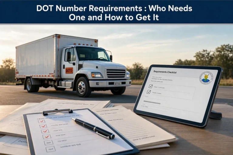 DOT Number Requirements : Who Needs One and How to Get It