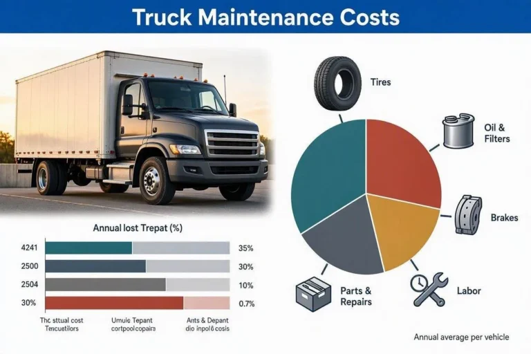 Truck Maintenance Costs 2026: Real Budget Numbers by Age, Mileage & Route